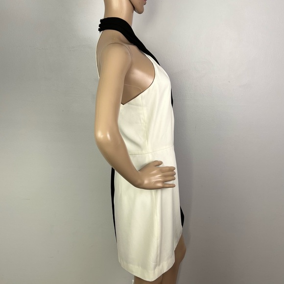 HALSTON HERITAGE COLORBLOCK MINI DRESS - Picture 3 of 11